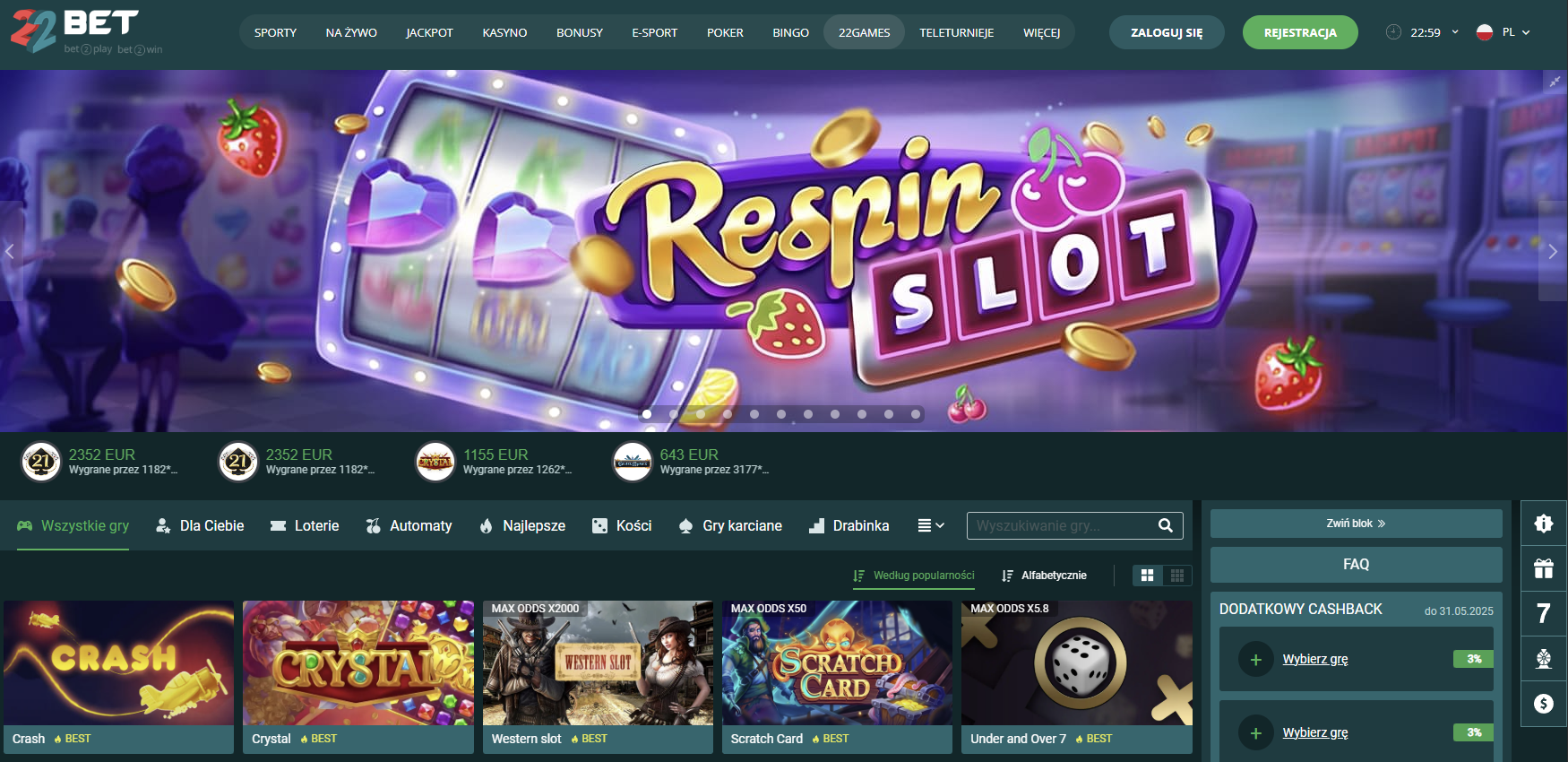 22 Bet Casino